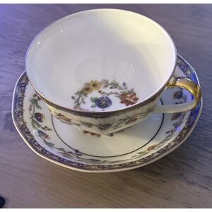 Theodore Haviland Limoges Chateaudun Cup & Saucer Set